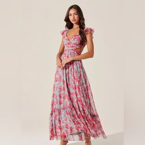 pescadero pleated maxi dress Pleated Maxi Dress Dominique Nicole Boutique